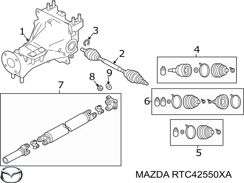 RTC42550XA Mazda 