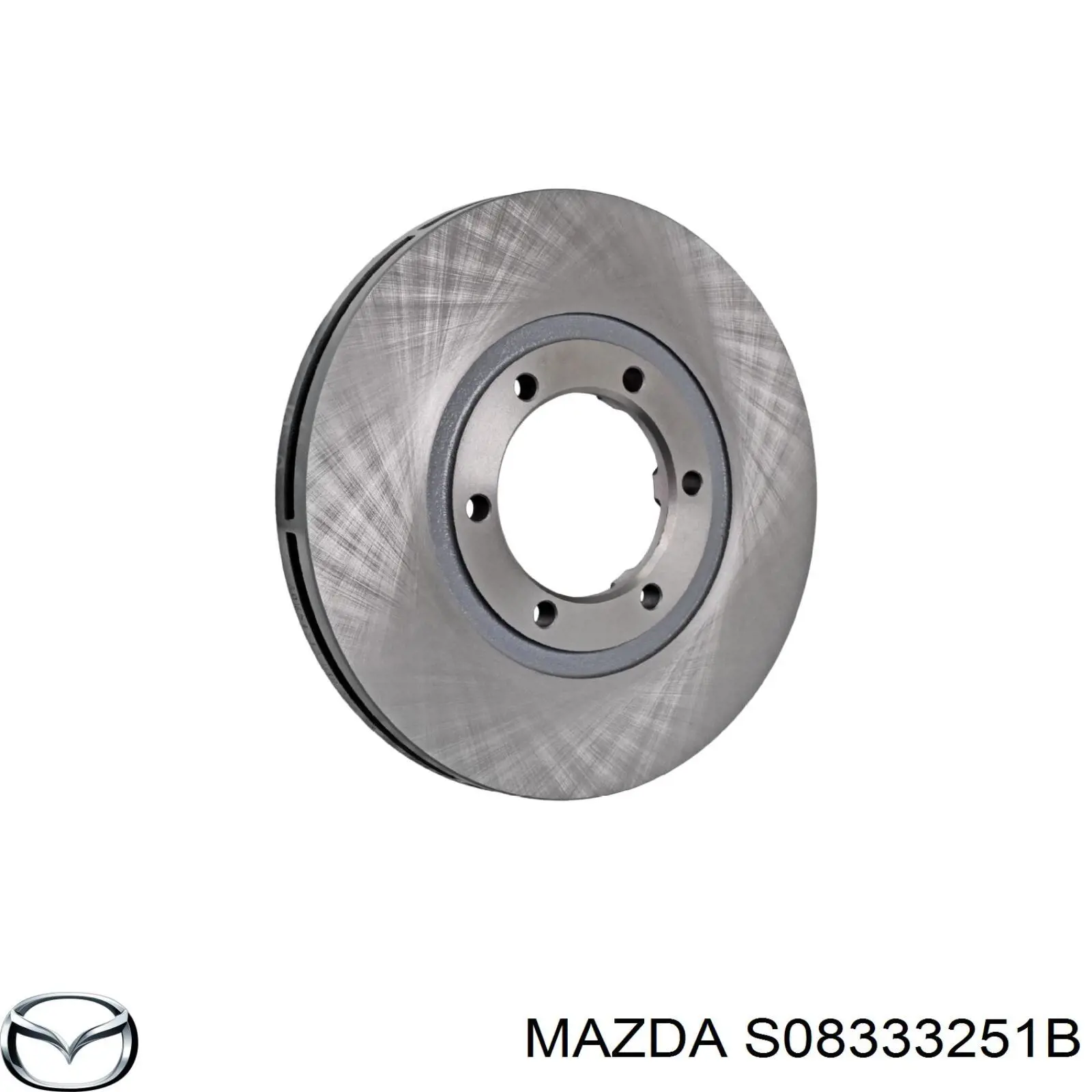 S08333251B Mazda Диск тормозной передний