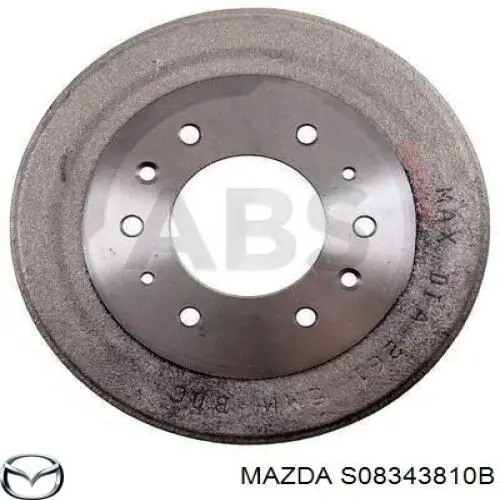 Купить S08343810B Mazda Шланг тормозной передний