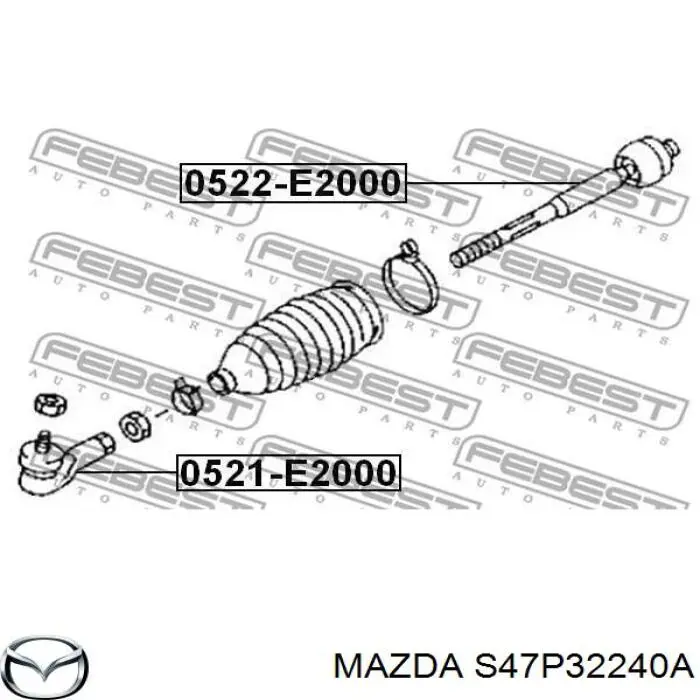 Рулевая тяга 240517 ABS