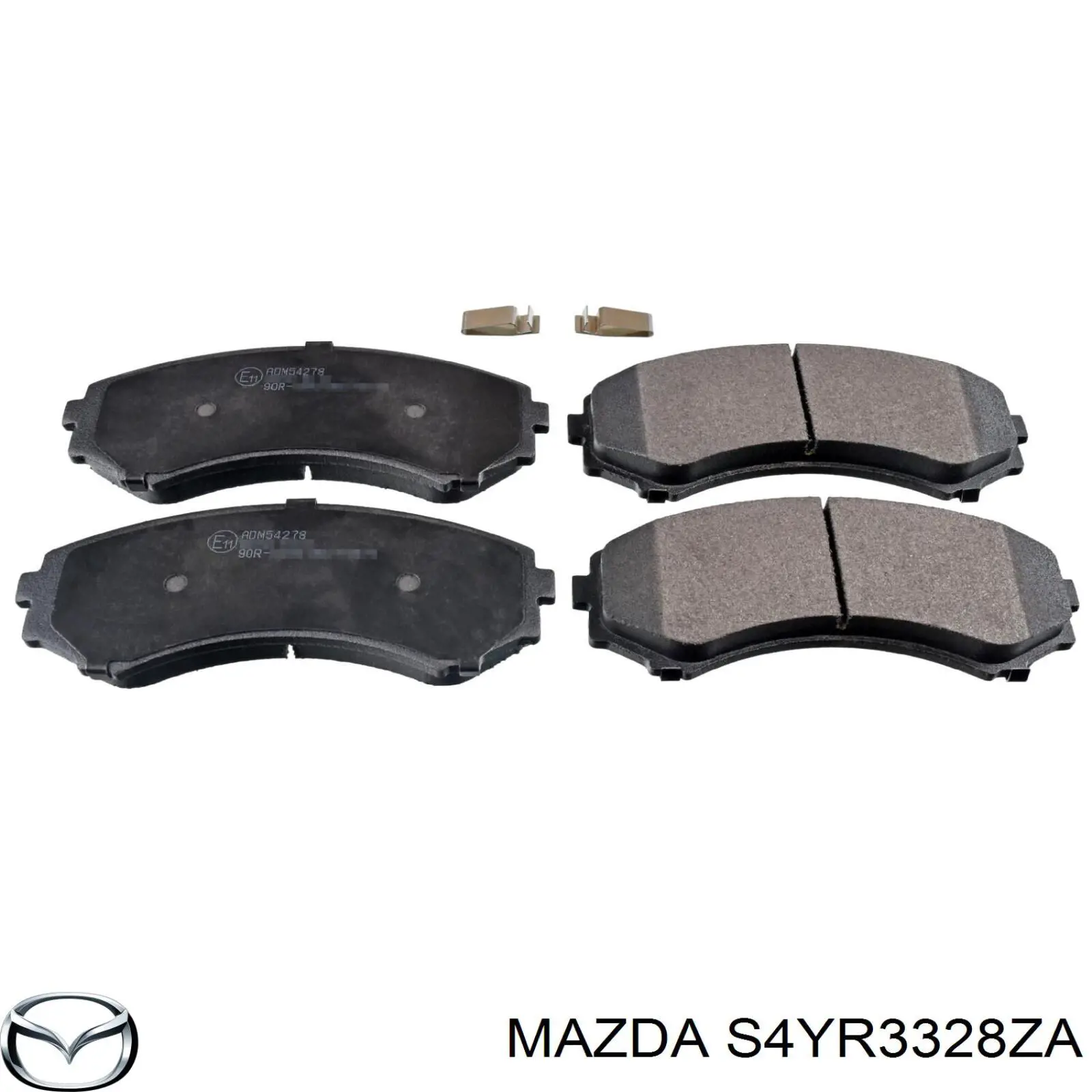 Передние тормозные колодки S4YR3328ZA Mazda