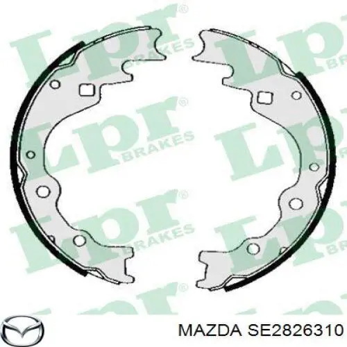 Задние барабанные колодки SE2826310 Mazda