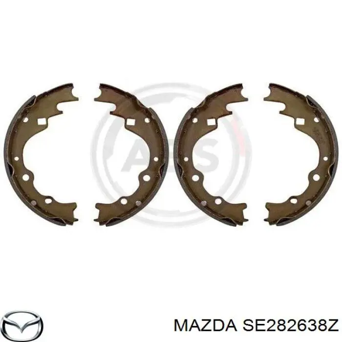 Купить 0182326310B Hyundai/Kia Задние барабанные тормозные колодки