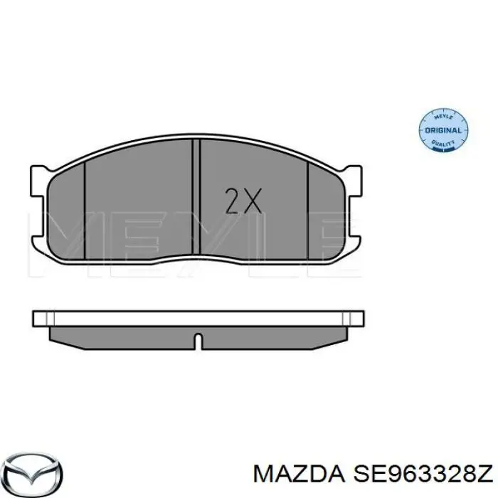 Передние тормозные колодки SE963328Z Mazda