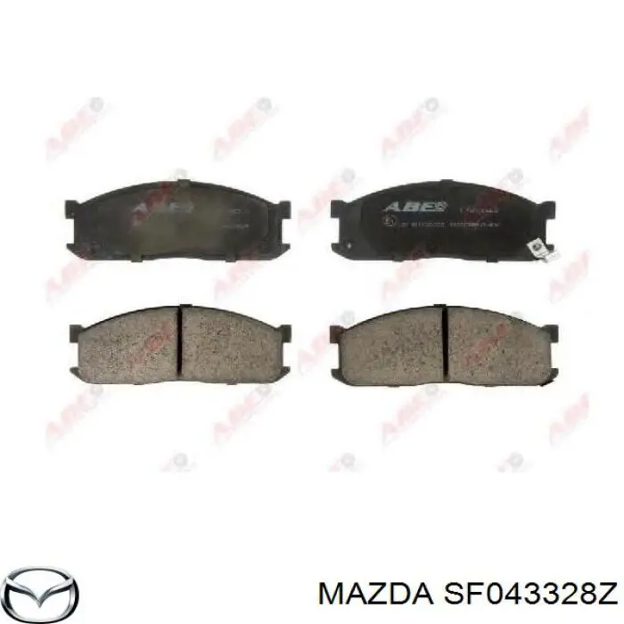 Передние тормозные колодки SF043328Z Mazda