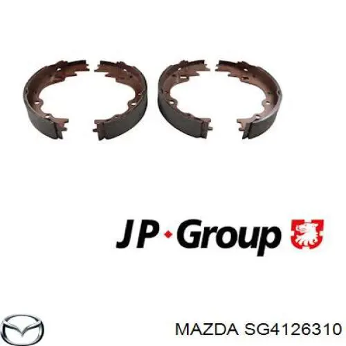 Купить SG4126310 Mazda Задние барабанные тормозные колодки