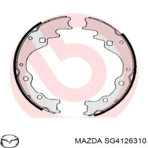 Тормоза рабочие задние ножные и тормозные барабаны Mazda SG4126310 цена, от 27.43 USD