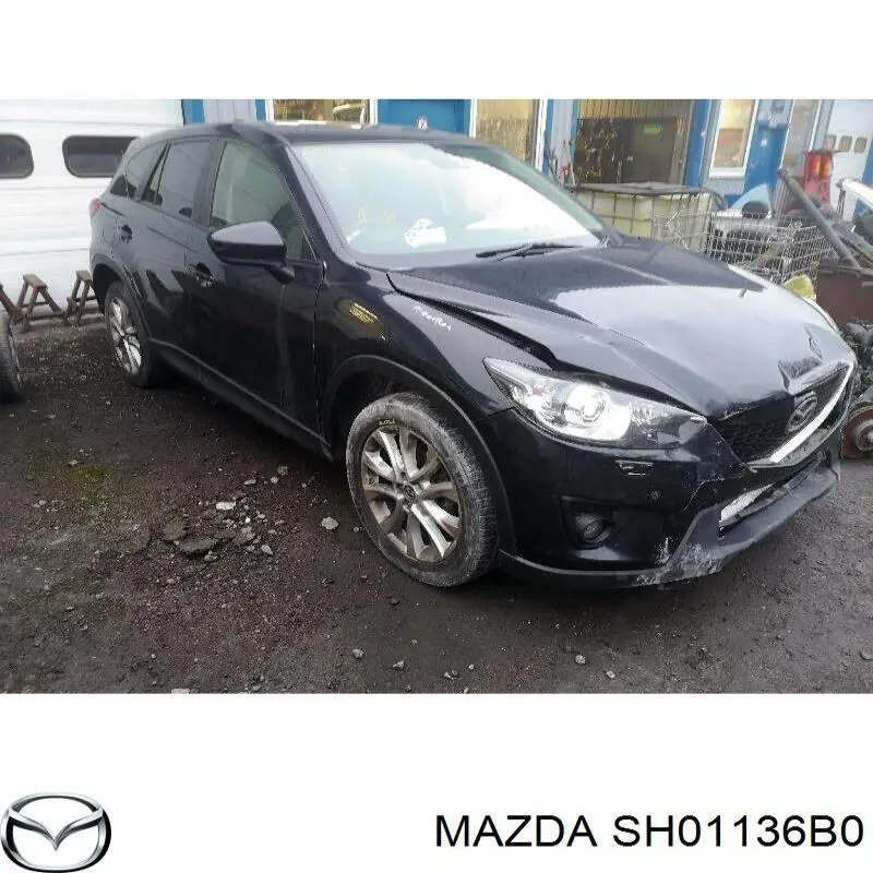 Заслонка воздушная Mazda SH01136B0