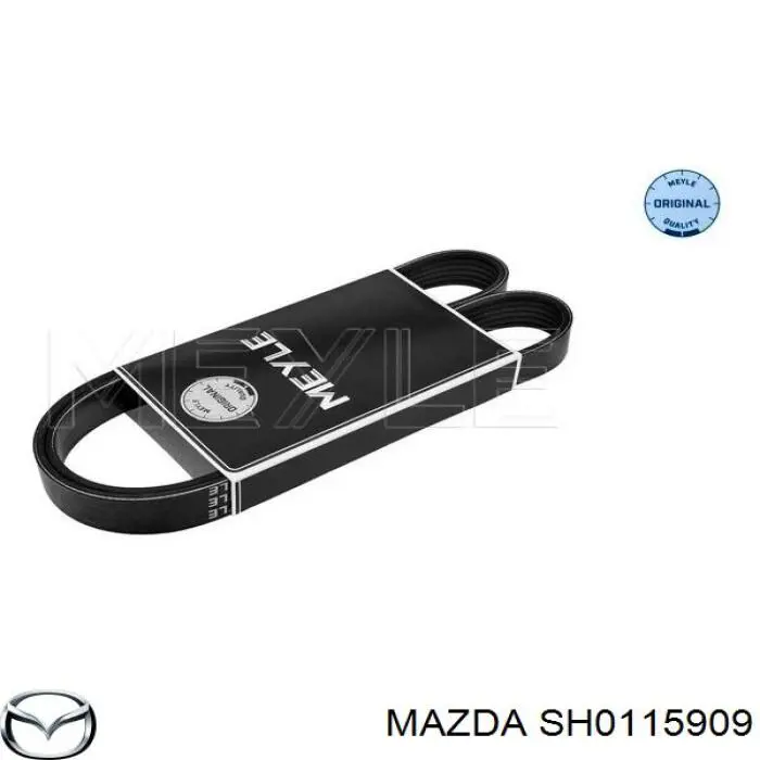 Correa trapezoidal SH0115909 Mazda