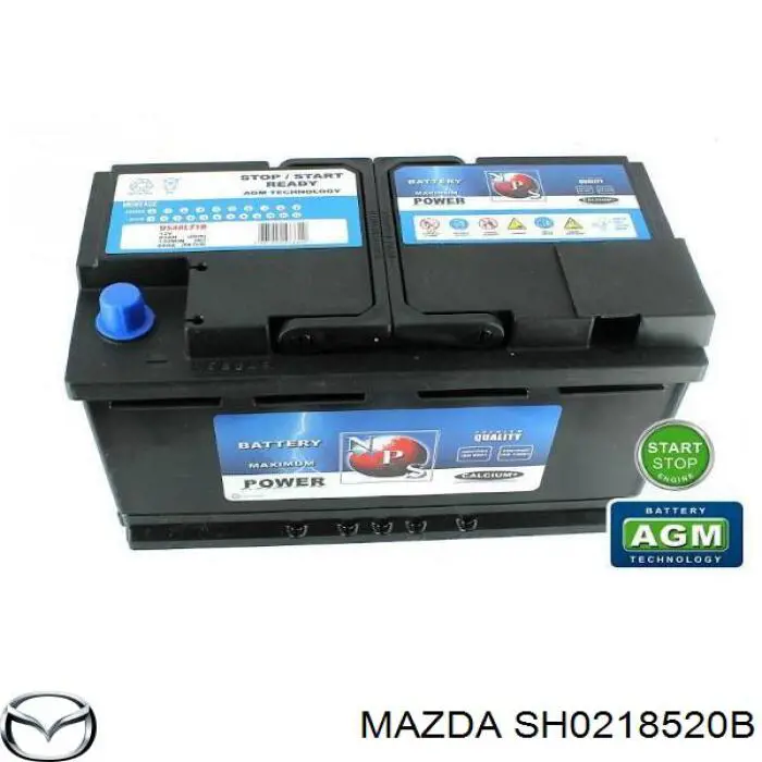 Аккумуляторная батарея (АКБ) Mazda SH0218520B