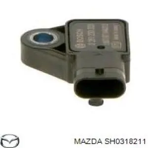 SH0318211 Mazda sensor de fluxo (consumo de ar, medidor de consumo M.A.F. - (Mass Airflow))