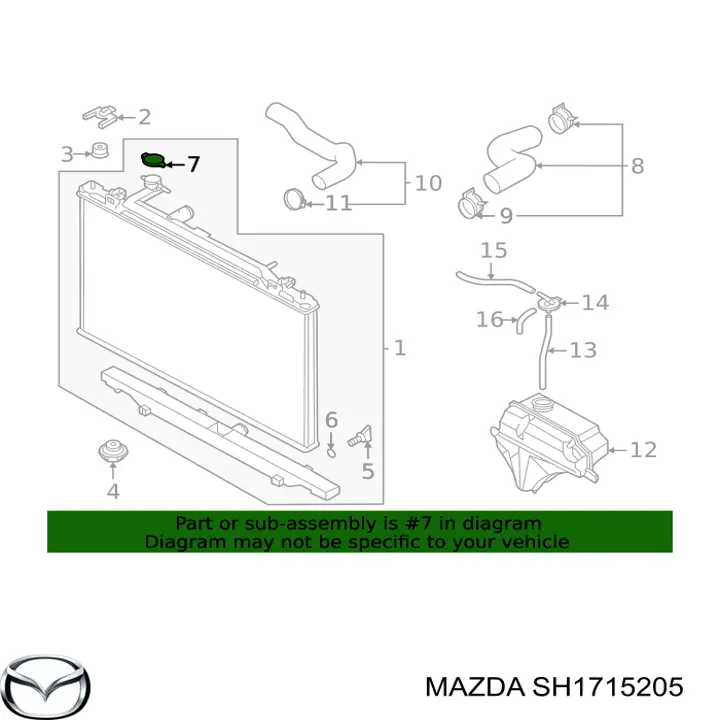 SH1715205 Mazda 