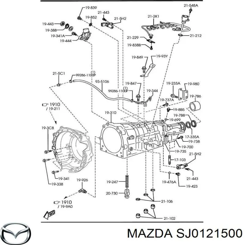 SJ0121500 Mazda 