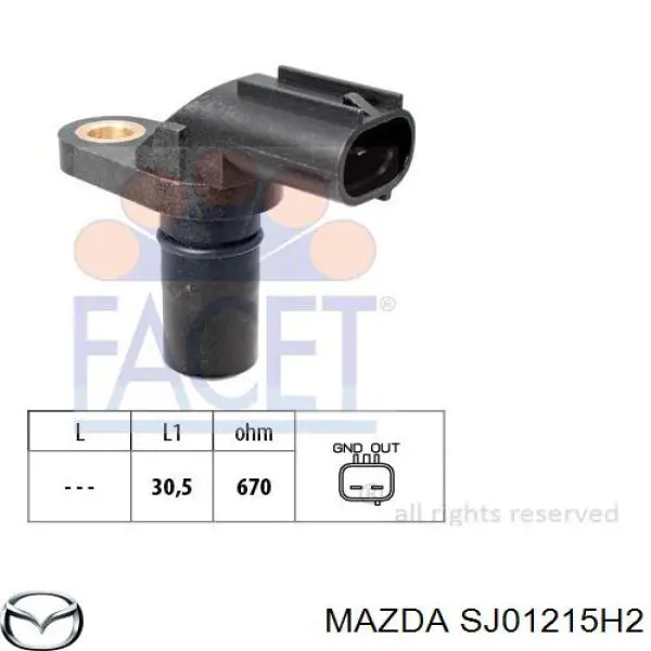 SJ01215H2 Mazda датчик скорости