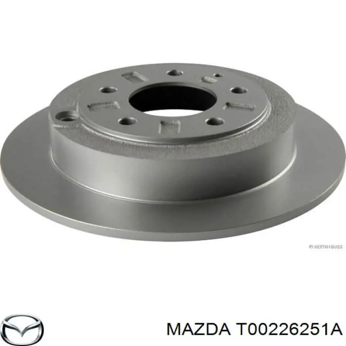 Тормозные диски T00226251A Mazda