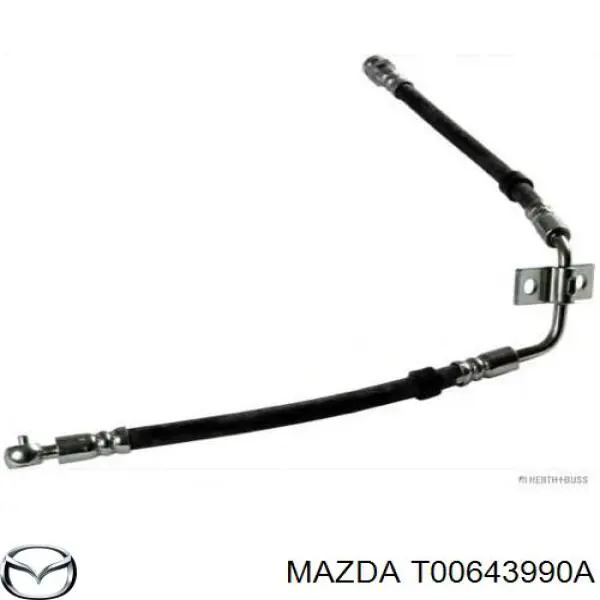 Шланг тормозной передний левый Mazda T00643990A