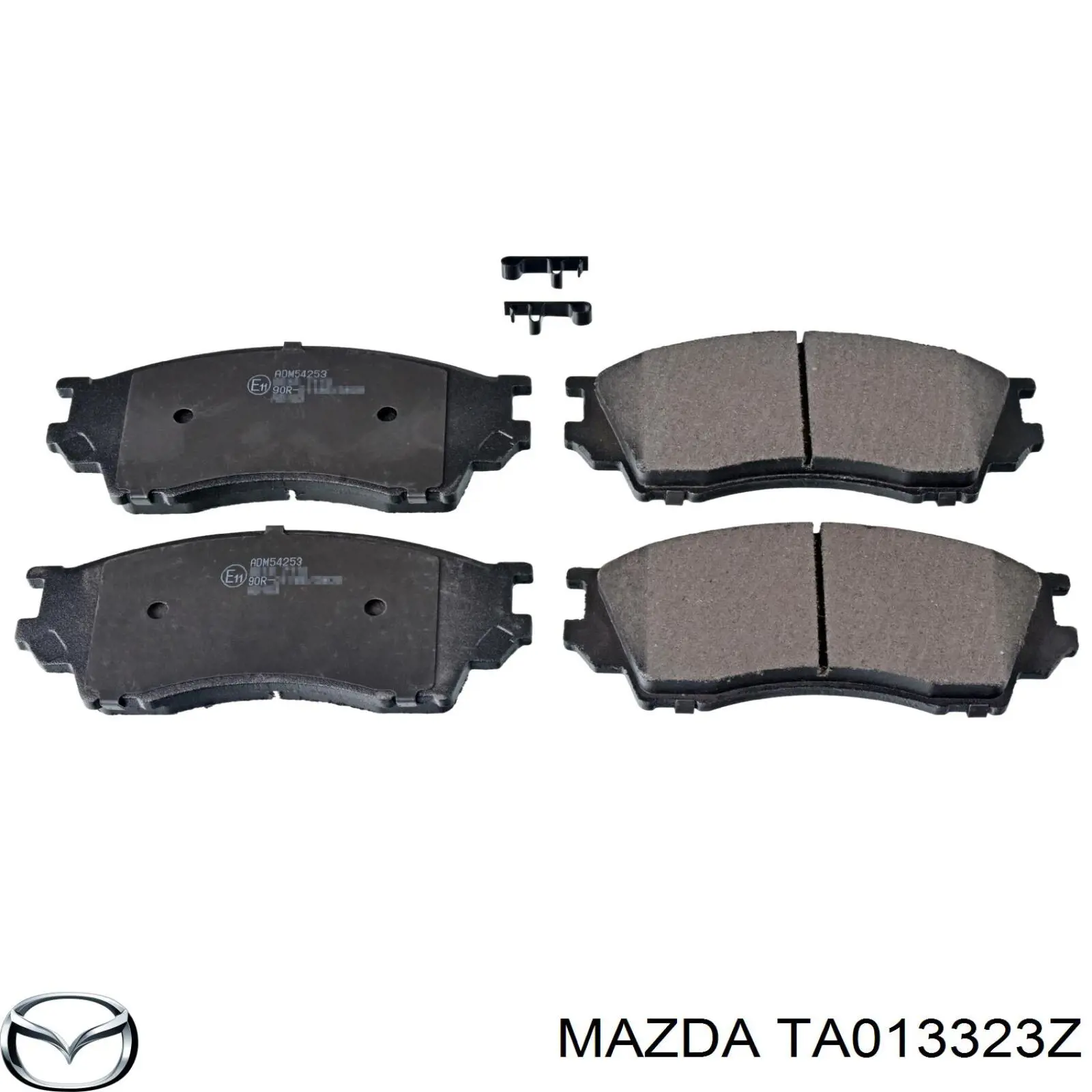 TA01-33-23Z Mazda колодки тормозные передние дисковые