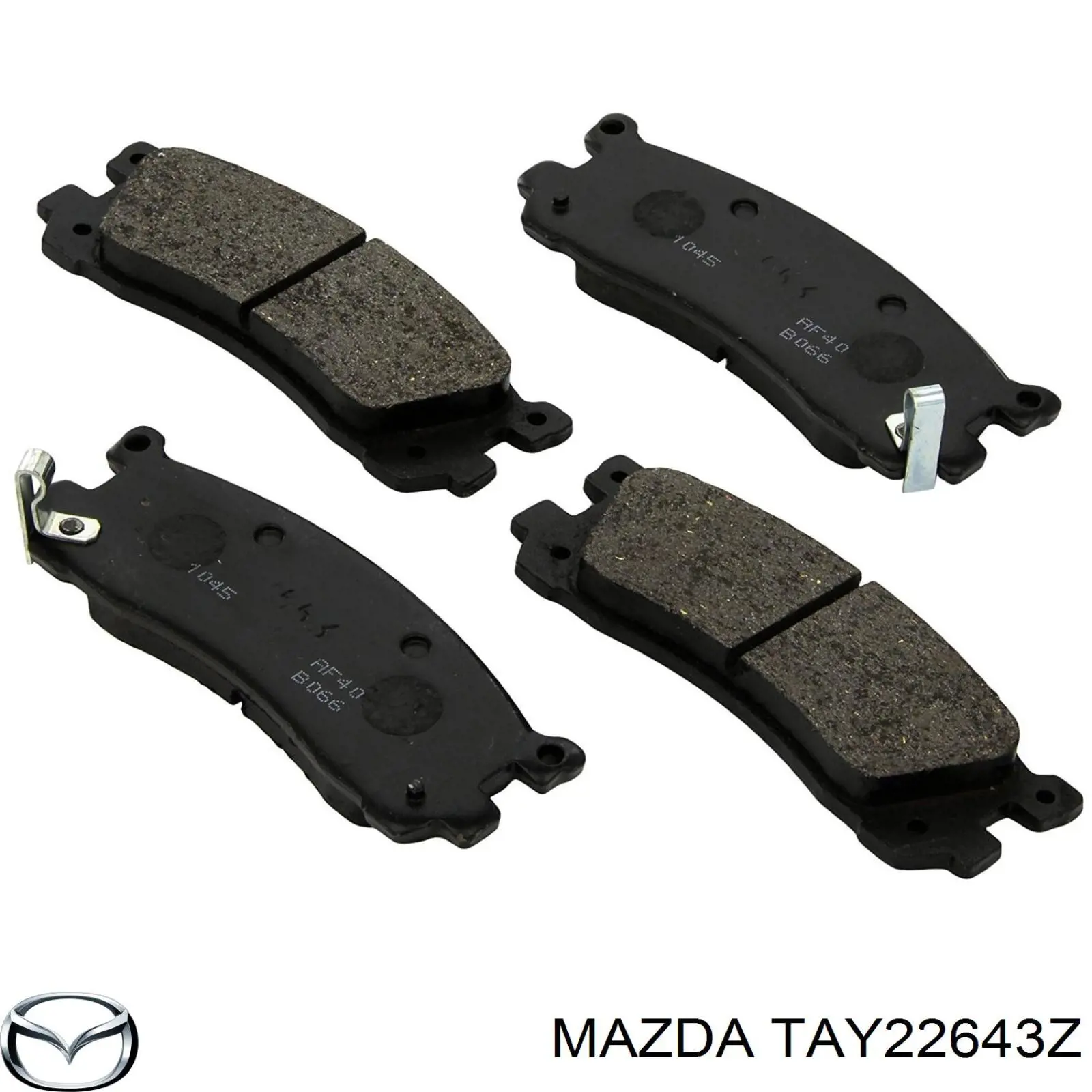 Колодки дисковые  Mazda TAY22643Z цена, от 14.76 USD