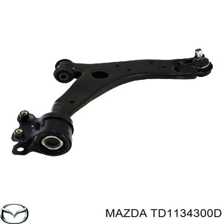 Рычаг передней подвески нижний правый TD1134300D Mazda