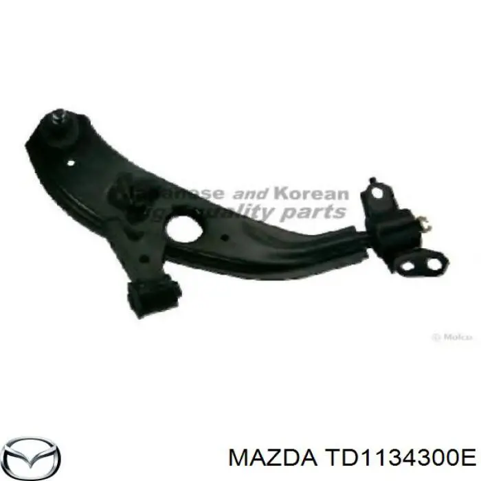 Compre TD1134300E Mazda Braço oscilante inferior direito de suspensão dianteira
