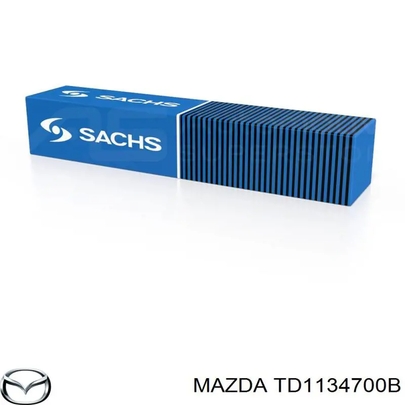 Амортизатор подвески передний левый Mazda TD1334700C цена, от 114.41 USD