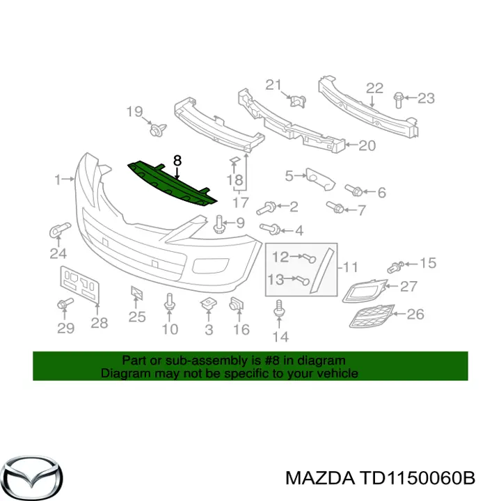 TD1150060B Mazda 