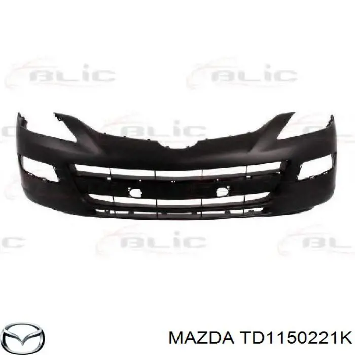 TD1150221K Mazda бампер задний