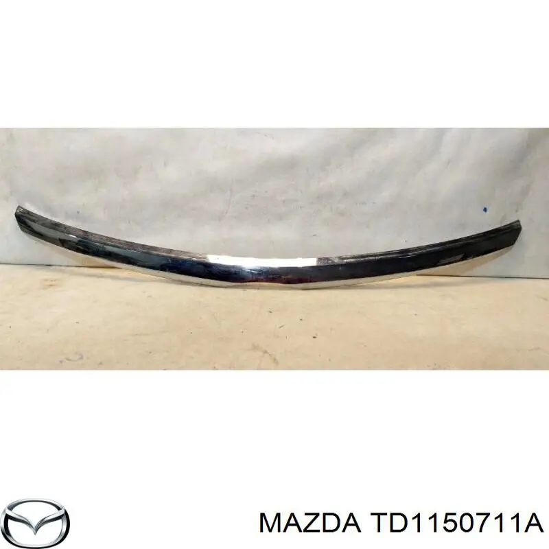 Молдинг решетки радиатора верхний на Mazda CX-9 SPORT 