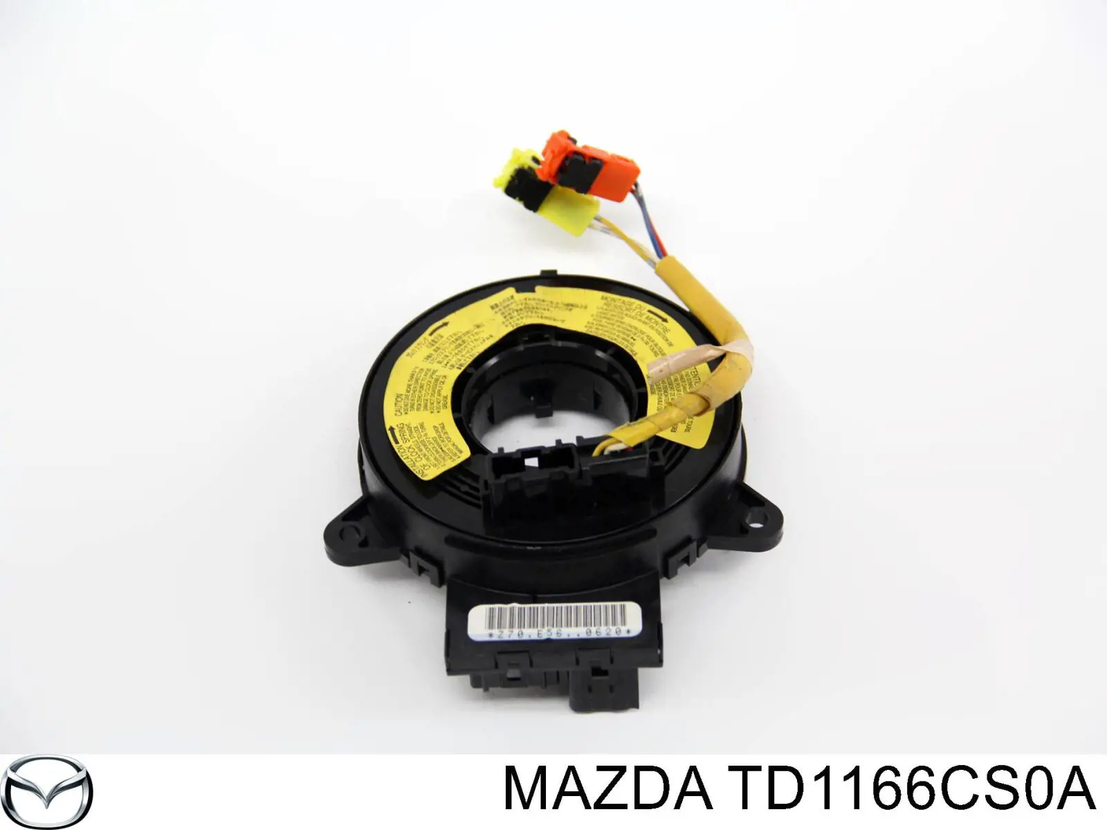 TD1166CS0A Mazda кольцо airbag контактное, шлейф руля