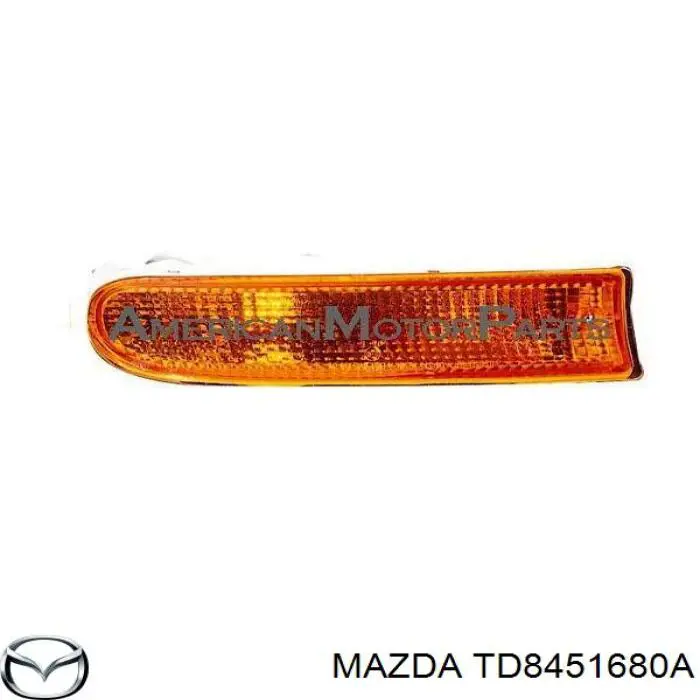 Фара противотуманная правая TD8451680B Mazda