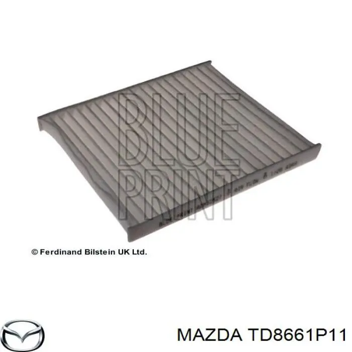 TD8661P11 Mazda Внутрисалонный фильтр