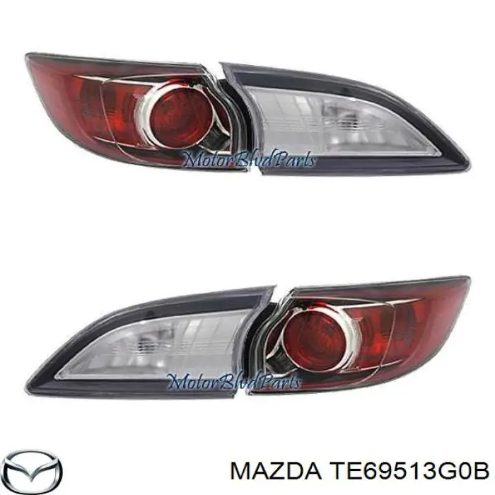 Фонарь задний левый внутренний TE69513G0B Mazda