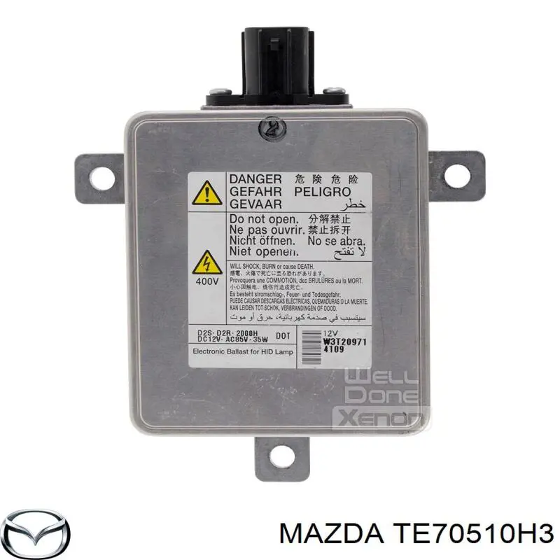 Блок розпалювання, ксенон TE70510H3 Mazda