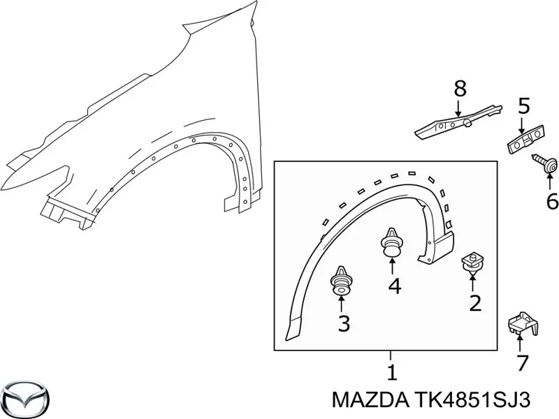 TK4851SJ3 Mazda 