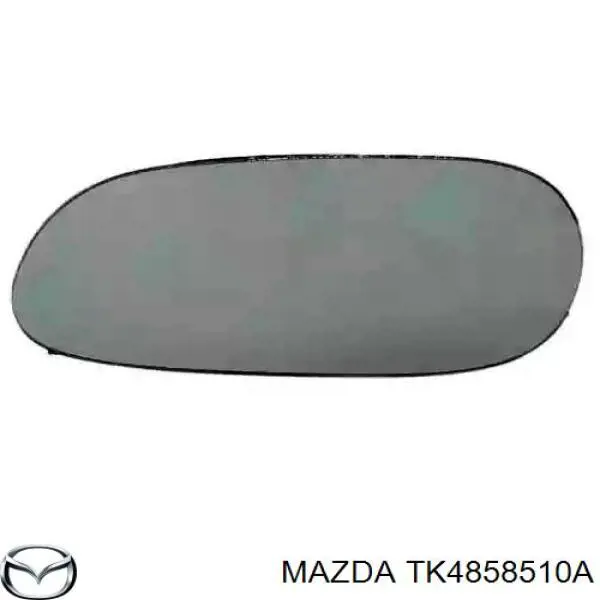 Luna de puerta delantera derecha TK4858510A Mazda