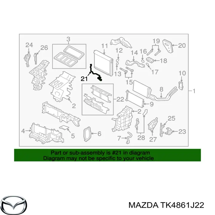 TK4861J22 Mazda 