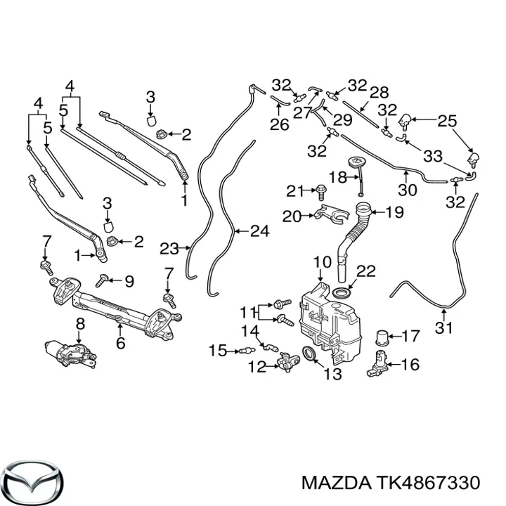 TK4867330 Mazda 