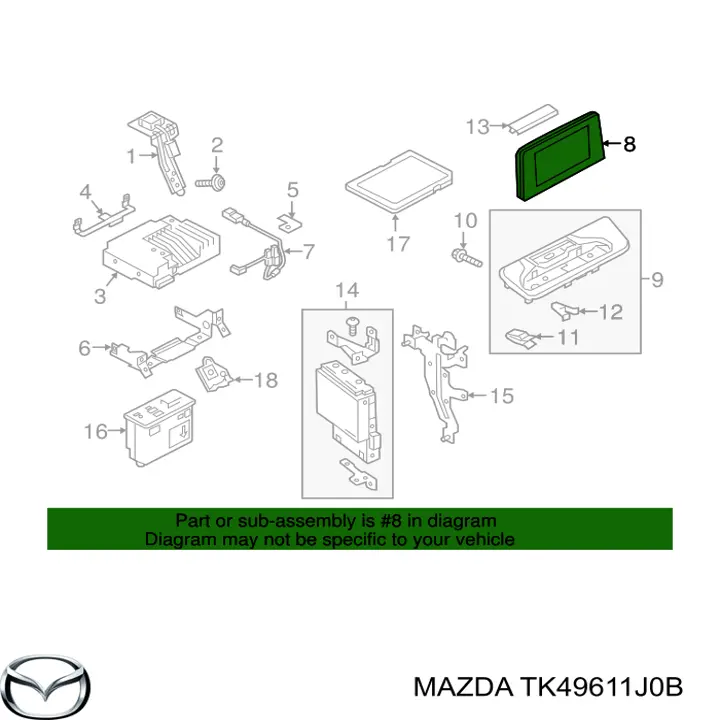 TK49611J0B Mazda 