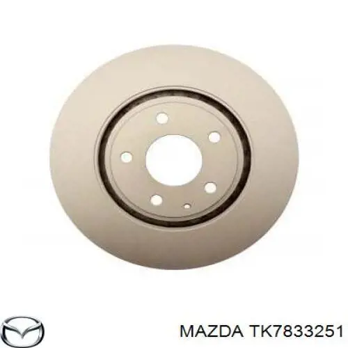 Тормоз дисковый передний Mazda TK7833251 цена, от 84.62 USD