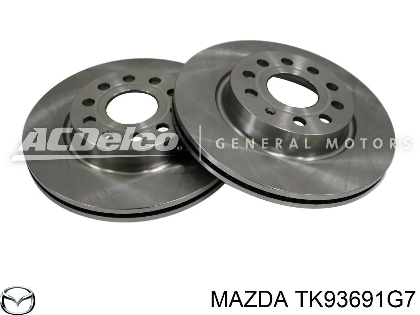 Стекло левого зеркала заднего вида TK96691G7 Mazda