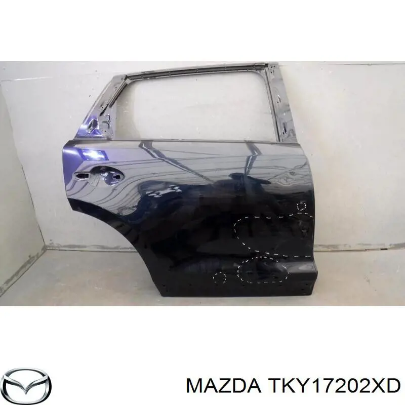 Задняя правая дверь Мазда СХ9 TC (Mazda CX-9)