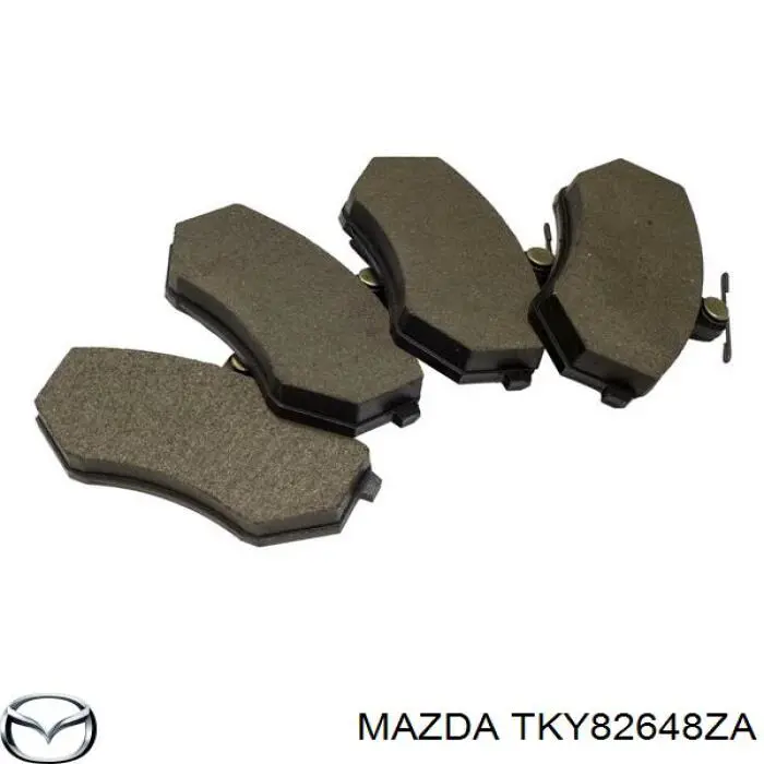 Задние тормозные колодки TKY82648ZA Mazda