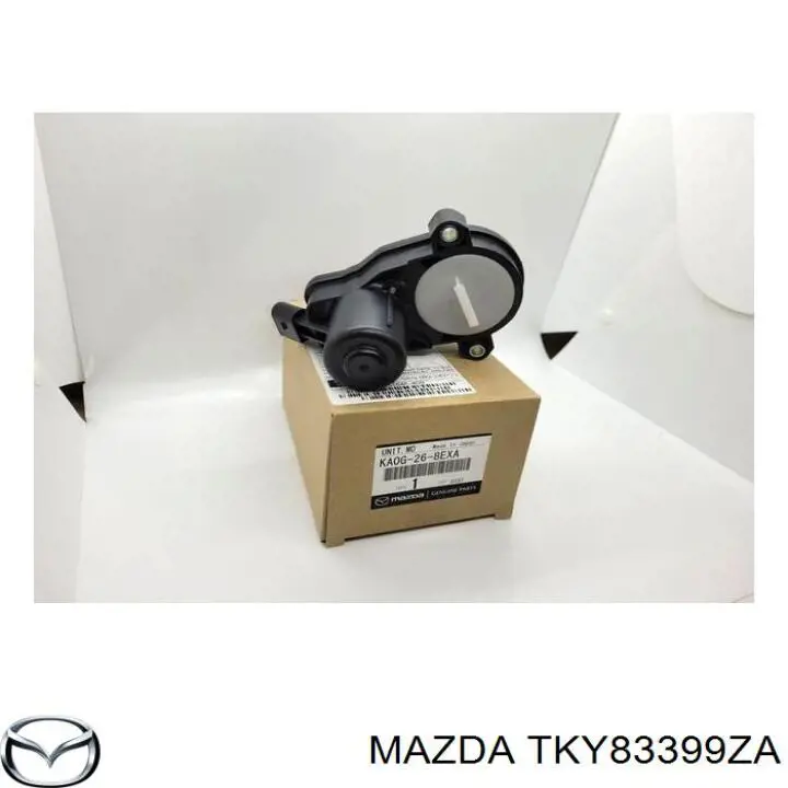 TKY83399ZA Mazda суппорт тормозной передний левый
