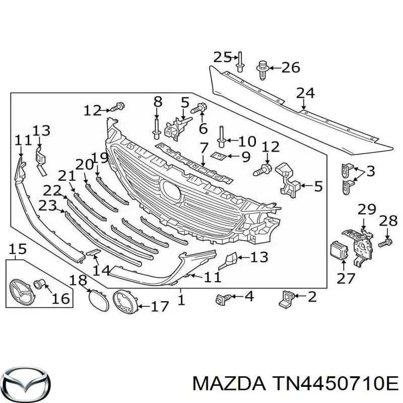 TN4450710E Mazda 