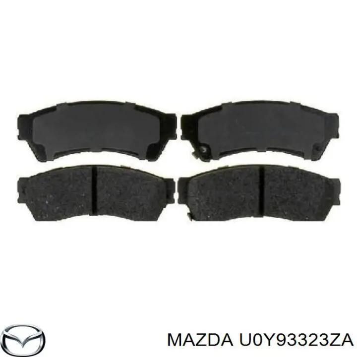 Передние тормозные колодки U0Y93323ZA Mazda