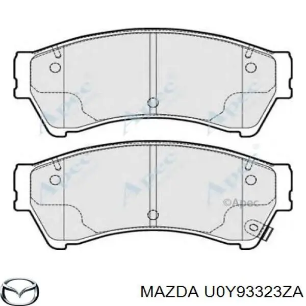 Тормозные колодки Mazda U0Y93323ZA