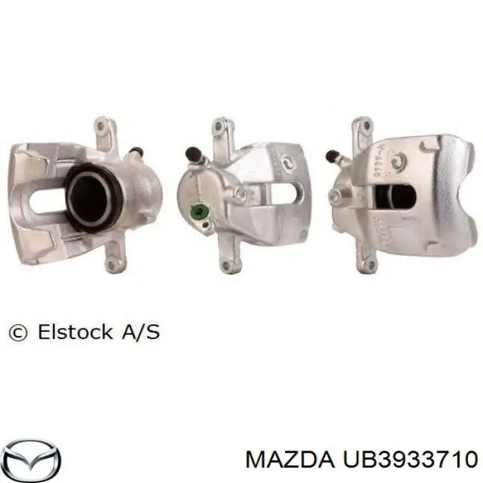 Суппорт тормозной передний левый UB3933710 Mazda