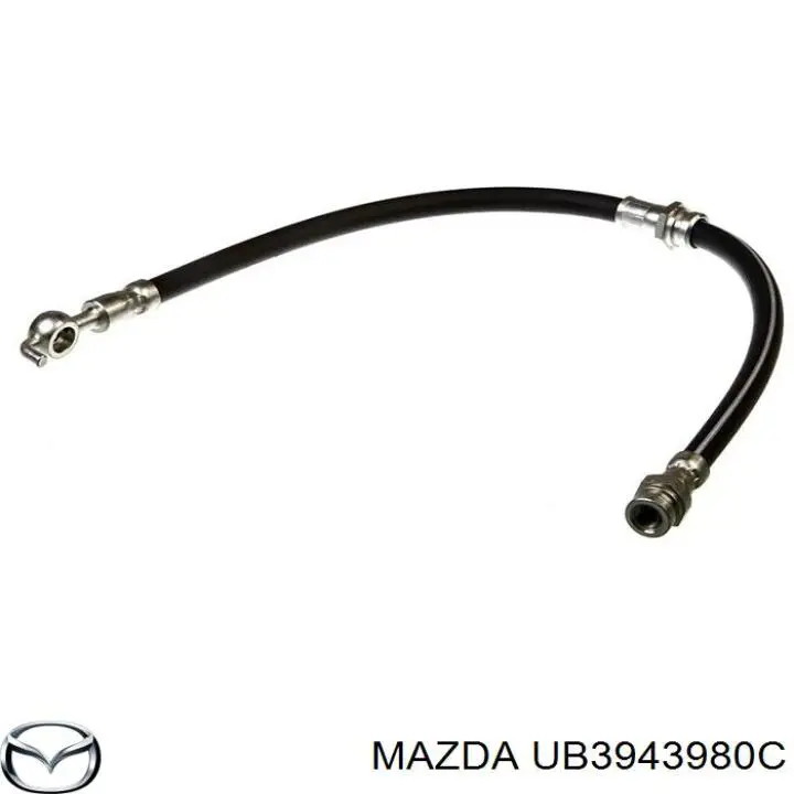 Шланг тормозной передний Mazda UB3943980C