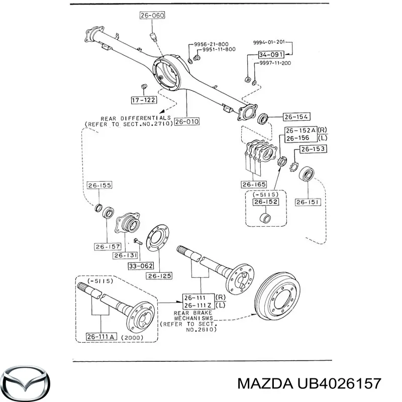 60326157 Mazda сальник задней ступицы
