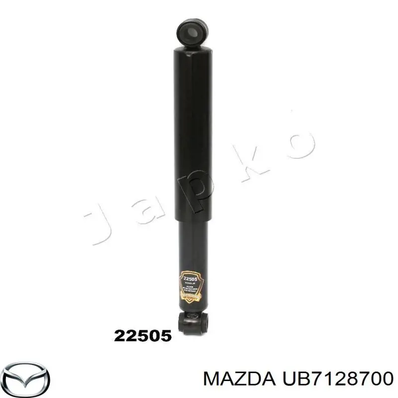 UB7128700 Mazda Амортизаторы задние